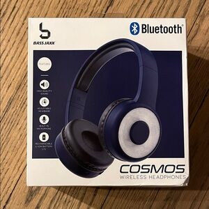 Bass Jaxx Cosmos Wireless Headphones - Blue and Black